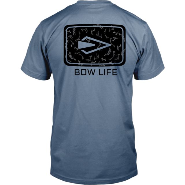 Bow Life Men's Antlered Short Sleeve T-shirt | Bowhunting Apparel | Bow Hunting T-shirts | Archery Clothing | Archery Shirts