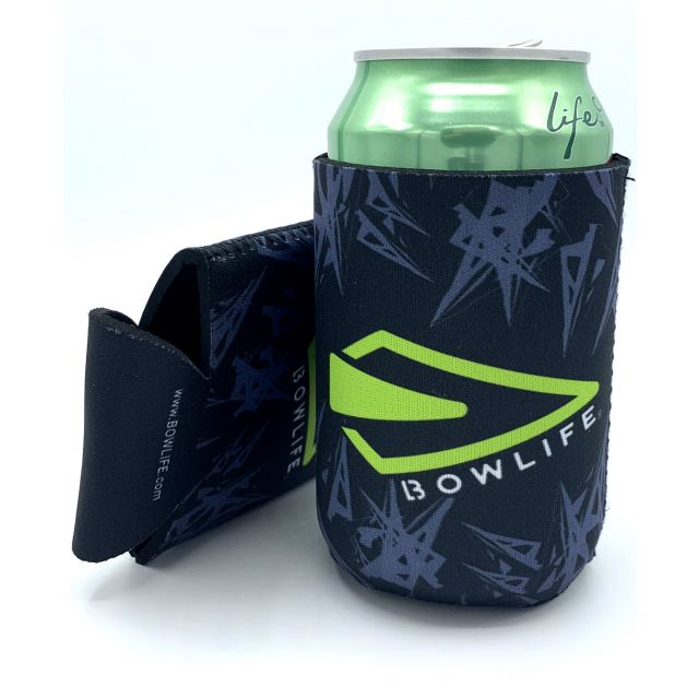Bow Life Scattered Koozie | Bowhunting Can Koozie | Archery Bottle Huggie | Bow Hunting Collapsible Cooler
