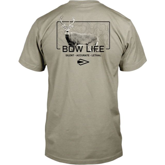Bow Life Men's Full Fracture Short Sleeve T-shirt | Bowhunting Shirts | Bow Hunting Tees | Archery Clothing | Archery Apparel