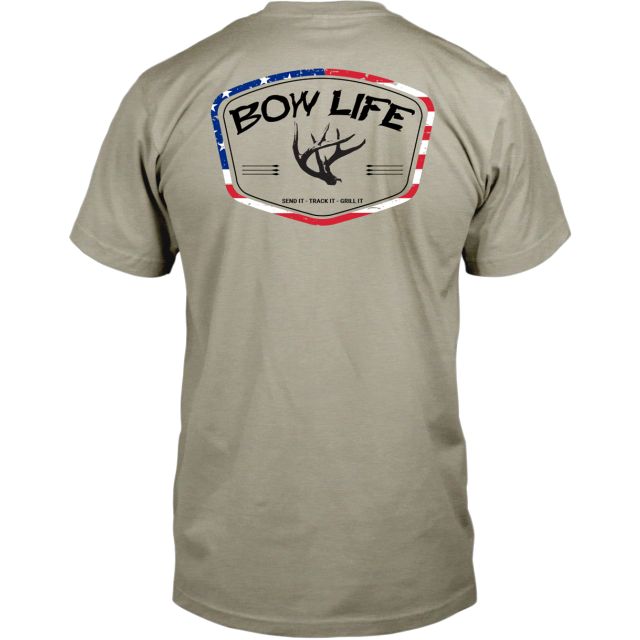 Bow Life Men's Silent Oath Short Sleeve T-shirt | Bowhunting Apparel | Archery T-shirts