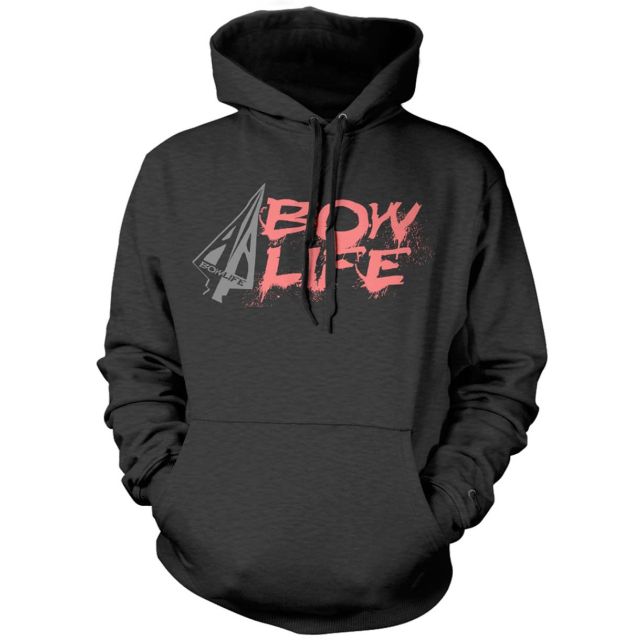 Bow Life Women's Stacked Broadhead Hoodie | Bowhunting Pullover Hoodie | Girls Archery Apparel