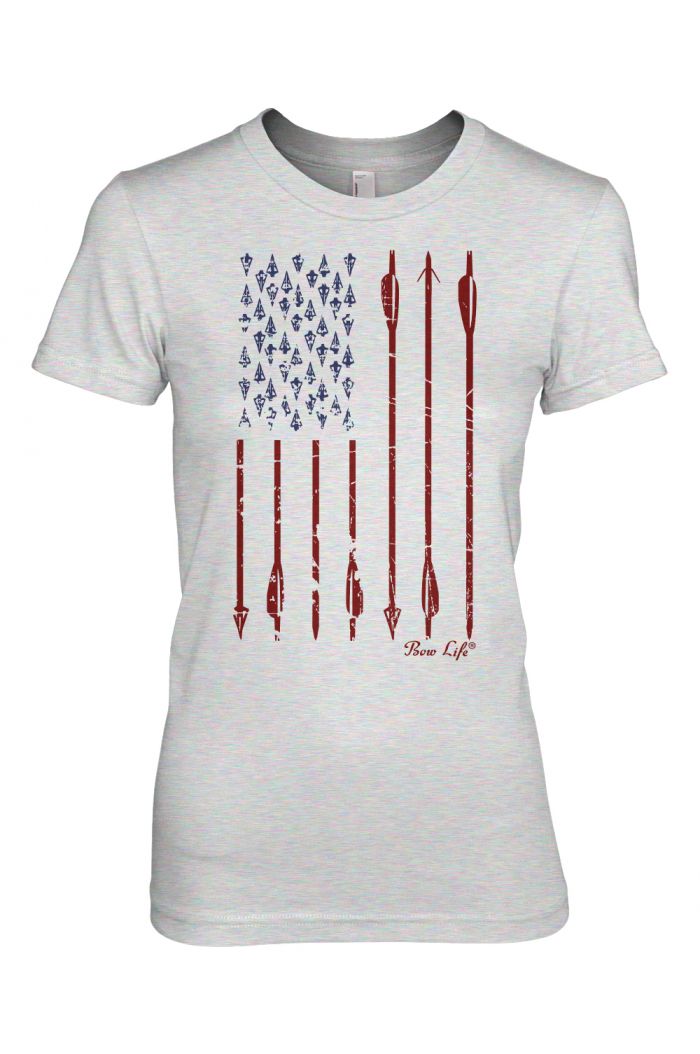 Women's Bow Life American Archer T-Shirt | Bowhunting Shirts | Arhery Apparel